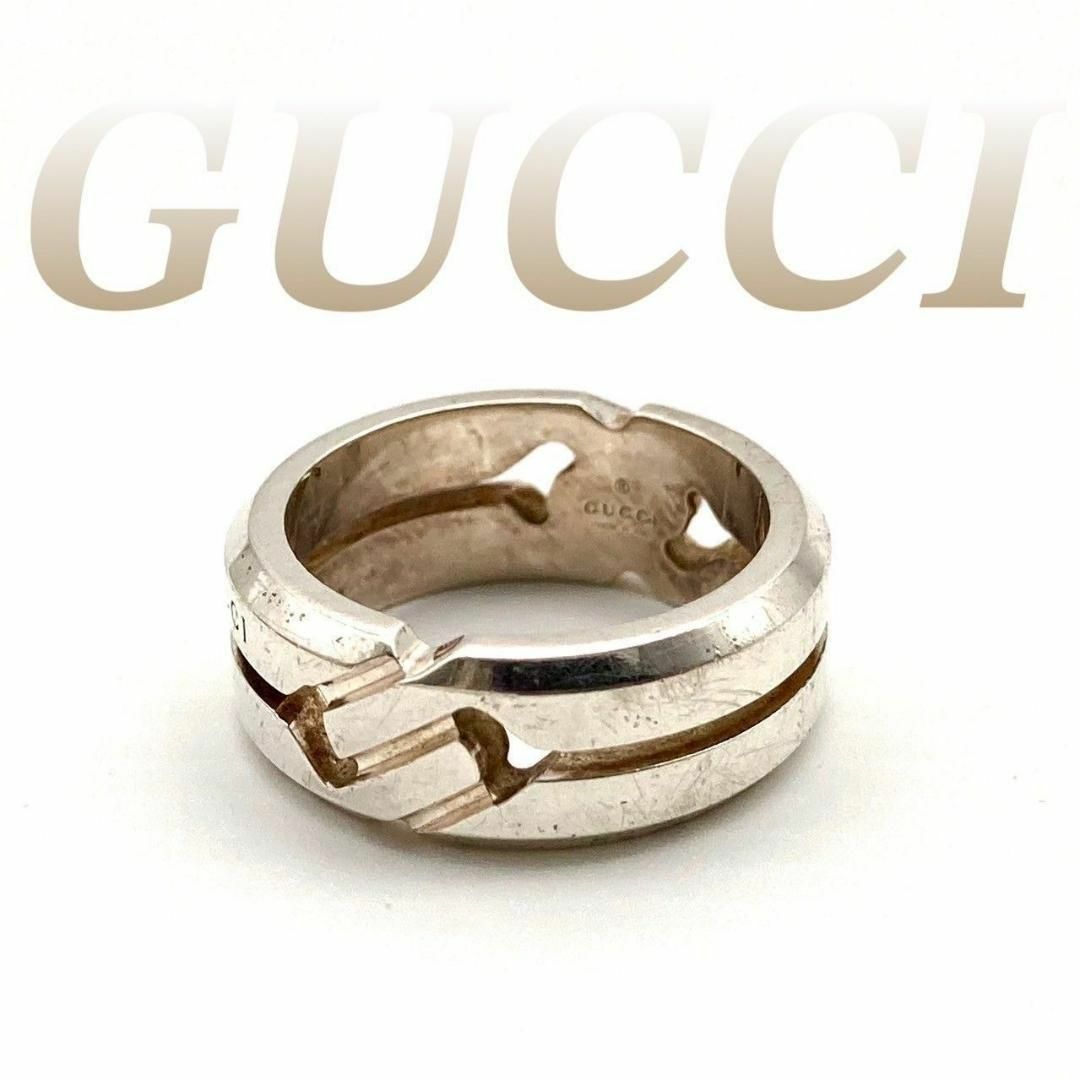 Gucci(グッチ)のGUCCI グッチ指輪 ノットリング　SV925　シルバー 60226 メンズのアクセサリー(リング(指輪))の商品写真