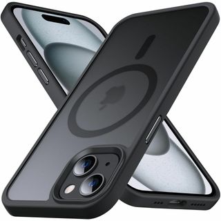 色:ブラックAnqrp iPhone15 用 ケース Magsafe対応 マ(その他)