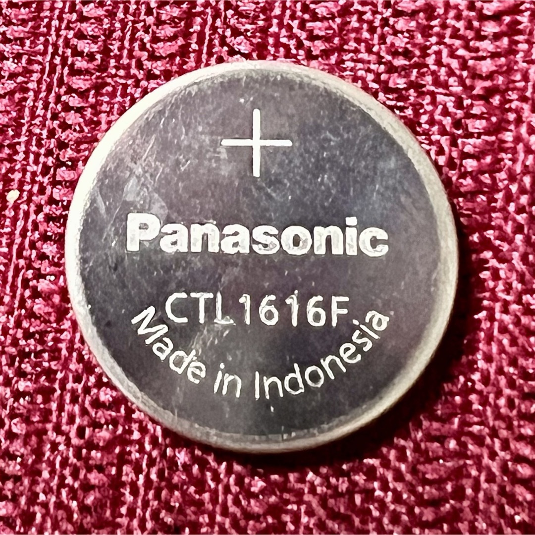 Panasonic(パナソニック)の郵送　パナソニック 二次電池 CTL1616 カシオに メンズの時計(腕時計(デジタル))の商品写真