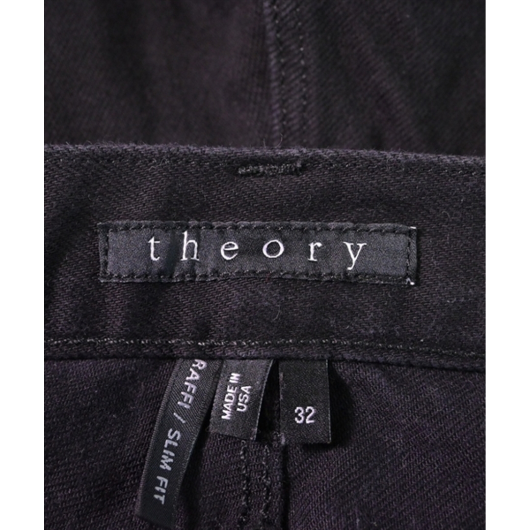 theory(セオリー)のTheory セオリー デニムパンツ 32(XXS位) 黒 【古着】【中古】 メンズのパンツ(デニム/ジーンズ)の商品写真