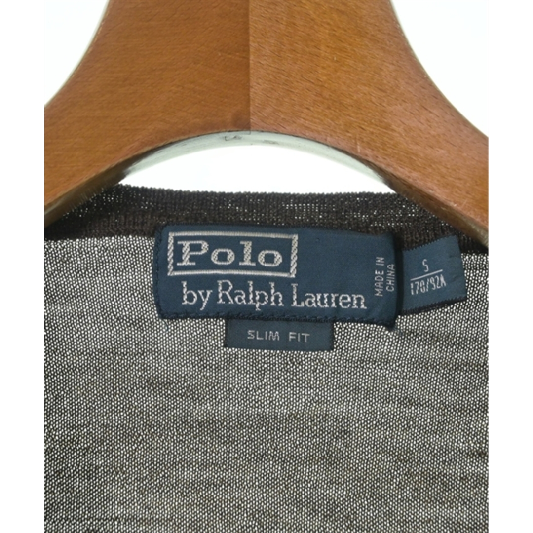 POLO RALPH LAUREN(ポロラルフローレン)のPolo Ralph Lauren ポロラルフローレン ニット・セーター S 茶 【古着】【中古】 メンズのトップス(ニット/セーター)の商品写真