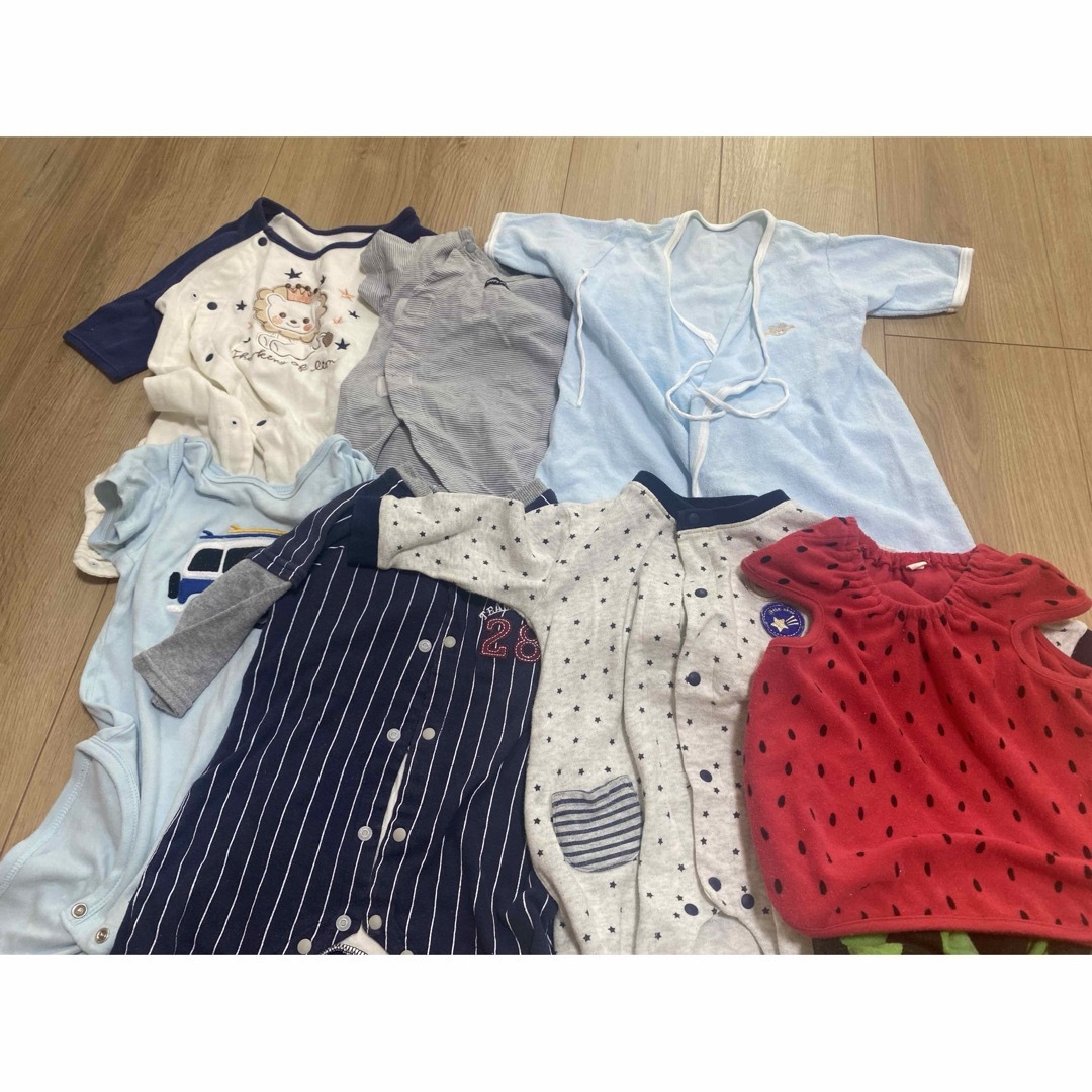 ロンパース⭐︎男の子⭐︎新生児服 キッズ/ベビー/マタニティのベビー服(~85cm)(ロンパース)の商品写真