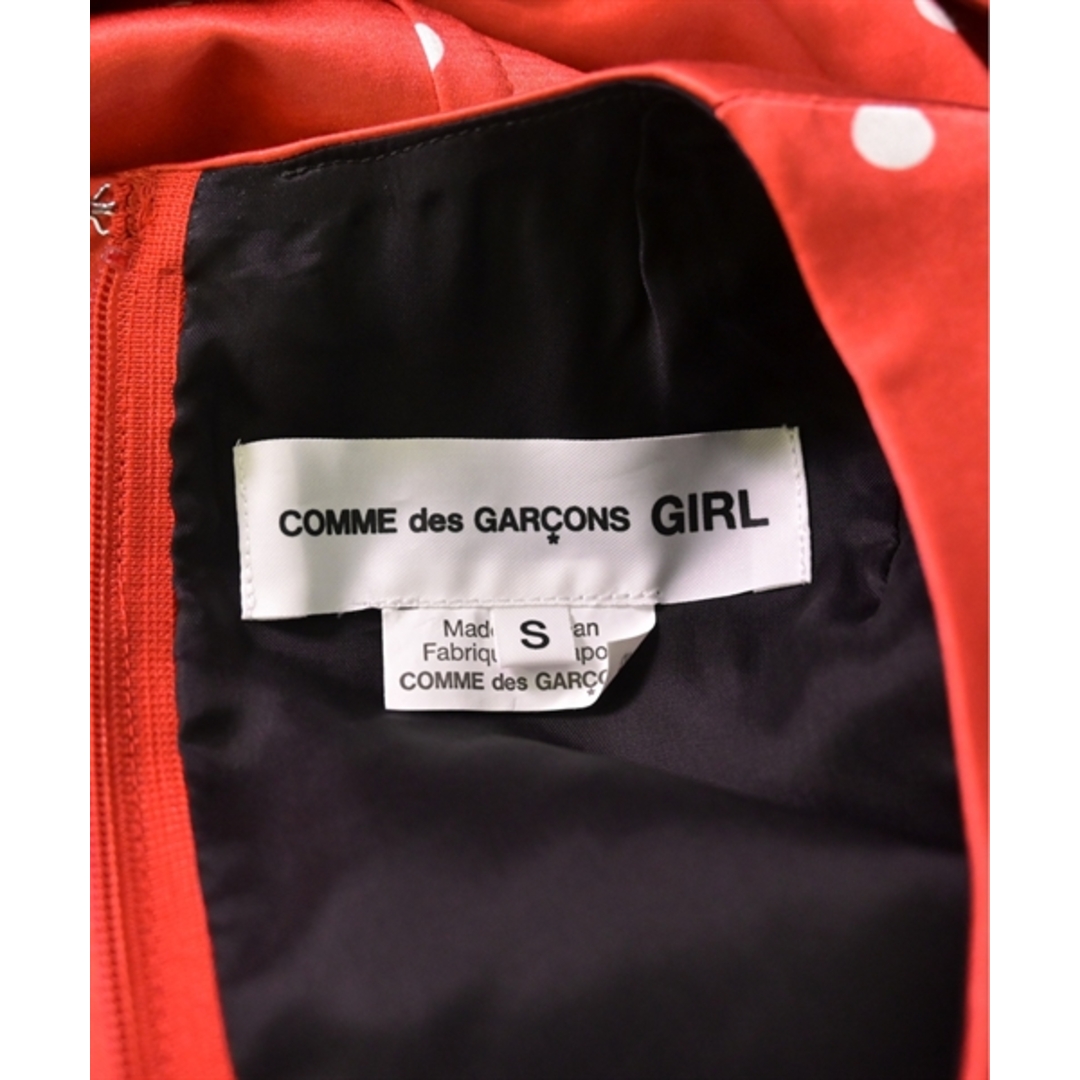 COMME des GARCONS GIRL(コムデギャルソンガール)のCOMME des GARCONS GIRL ワンピース S 赤x白(ドット) 【古着】【中古】 レディースのワンピース(ひざ丈ワンピース)の商品写真