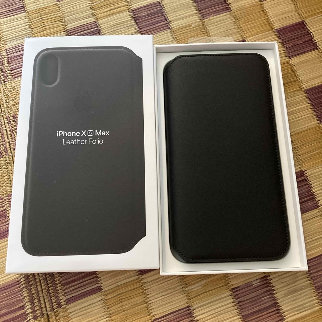 Apple(アップル)のiPhoneXS MAX レザーフォリオ スマホ/家電/カメラのスマホアクセサリー(iPhoneケース)の商品写真