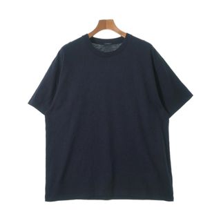 コモリ(COMOLI)のCOMOLI コモリ Tシャツ・カットソー 3(L位) 紺 【古着】【中古】(Tシャツ/カットソー(半袖/袖なし))