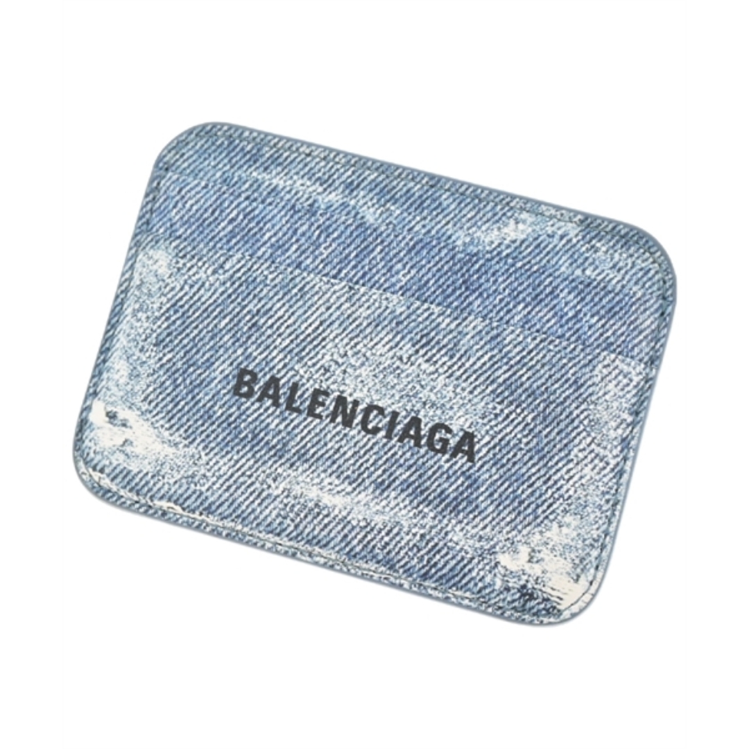 Balenciaga(バレンシアガ)のBALENCIAGA バレンシアガ カードケース - 青系 【古着】【中古】 レディースのファッション小物(名刺入れ/定期入れ)の商品写真