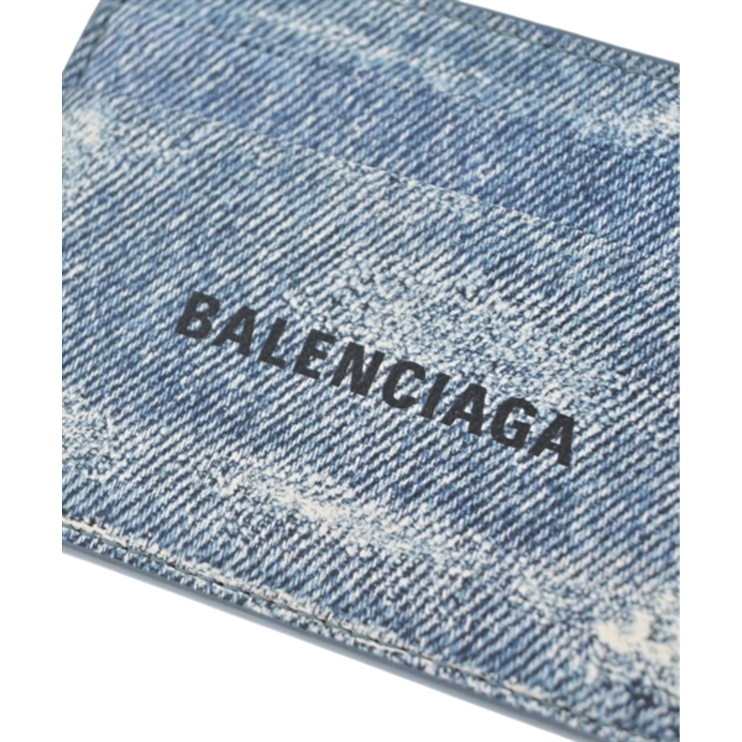 Balenciaga(バレンシアガ)のBALENCIAGA バレンシアガ カードケース - 青系 【古着】【中古】 レディースのファッション小物(名刺入れ/定期入れ)の商品写真