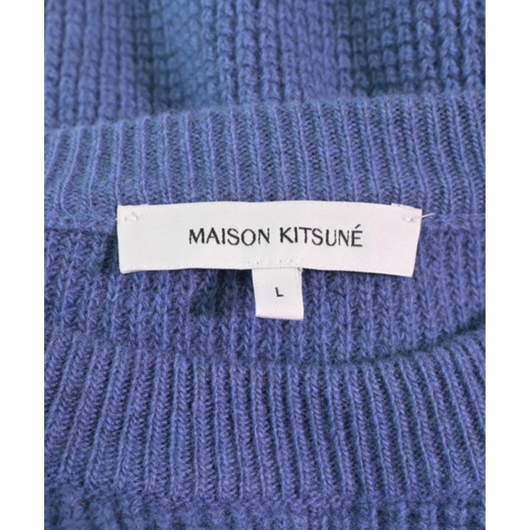 MAISON KITSUNE メゾンキツネ ニット・セーター L 紺 【古着】【中古】 メンズのトップス(ニット/セーター)の商品写真