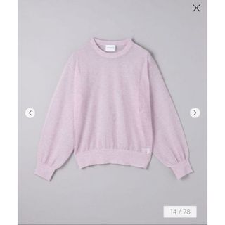 ユナイテッドアローズ(UNITED ARROWS)のユナイテッドアローズ  シアークルーネックニット　ライラック(ニット/セーター)