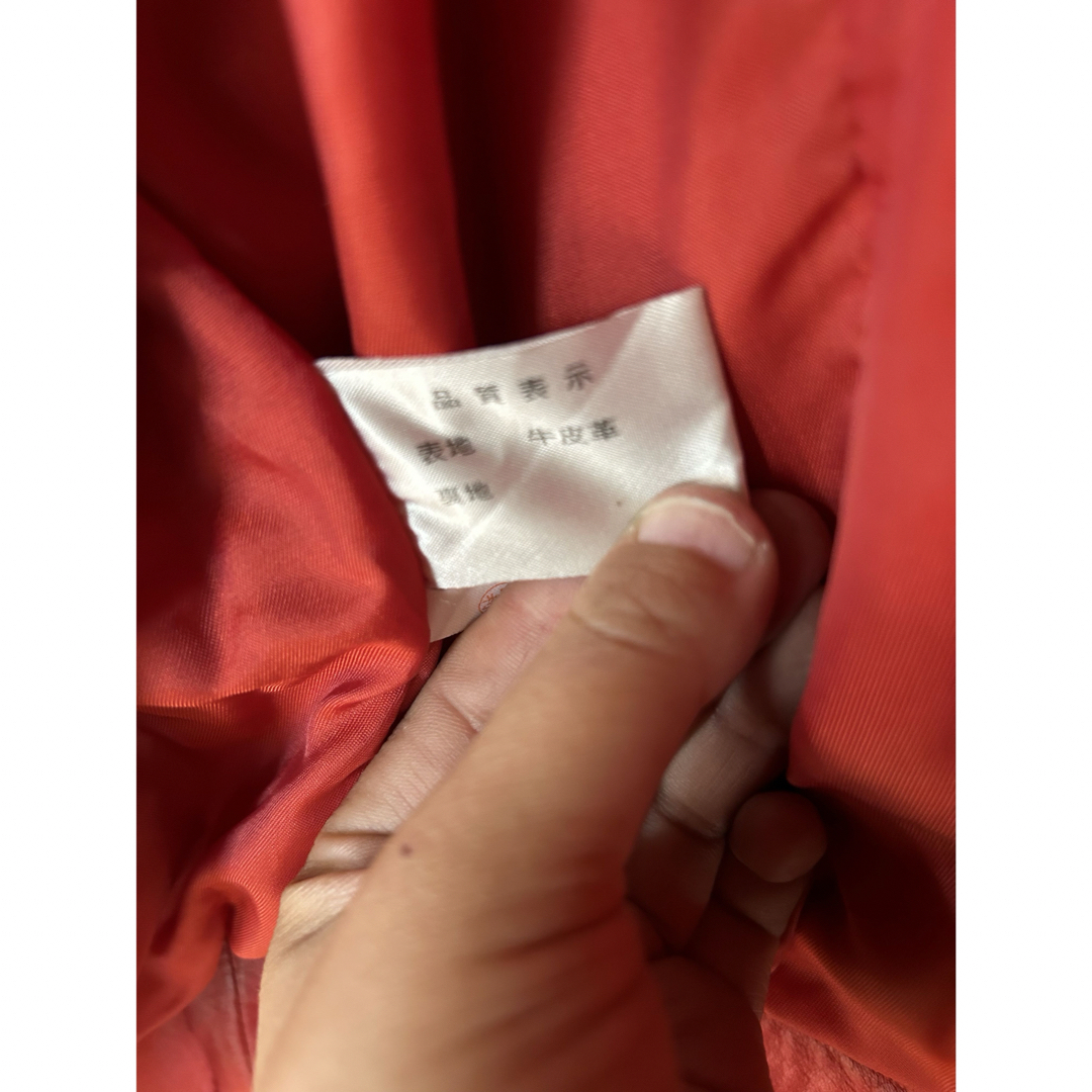 韓国製　牛革ジャケット　匿名配送　送料無料 レディースのジャケット/アウター(ライダースジャケット)の商品写真