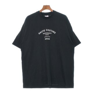 ヴェトモン(VETEMENTS)のVETEMENTS ヴェトモン Tシャツ・カットソー S 黒 【古着】【中古】(Tシャツ/カットソー(半袖/袖なし))