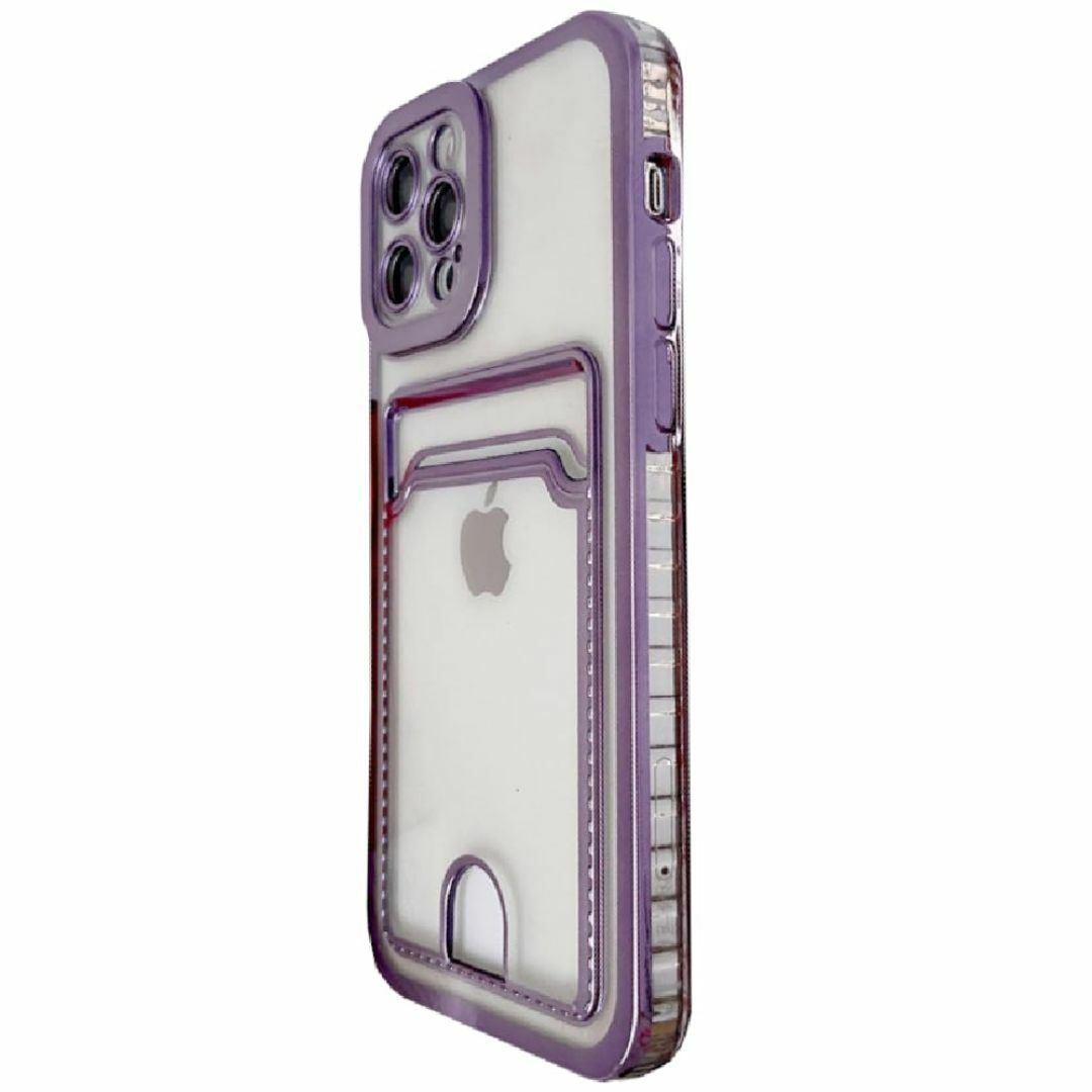 【色: purple】【Japan Platina】 パープル iPhone14 スマホ/家電/カメラのスマホアクセサリー(その他)の商品写真