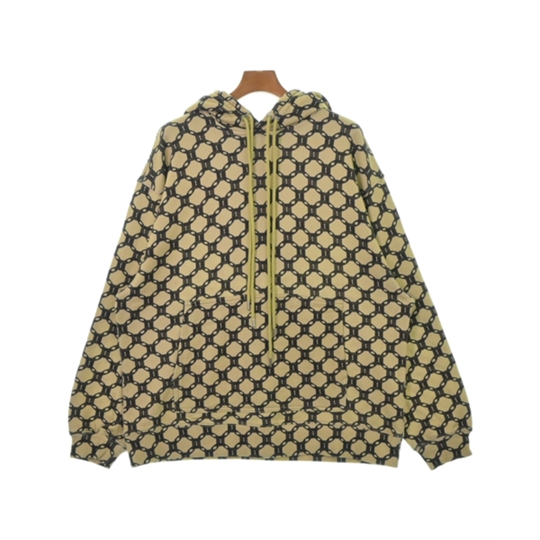 DRIES VAN NOTEN(ドリスヴァンノッテン)のDRIES VAN NOTEN パーカー M ベージュ系x茶(総柄) 【古着】【中古】 メンズのトップス(パーカー)の商品写真