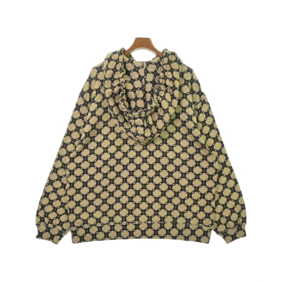 DRIES VAN NOTEN(ドリスヴァンノッテン)のDRIES VAN NOTEN パーカー M ベージュ系x茶(総柄) 【古着】【中古】 メンズのトップス(パーカー)の商品写真