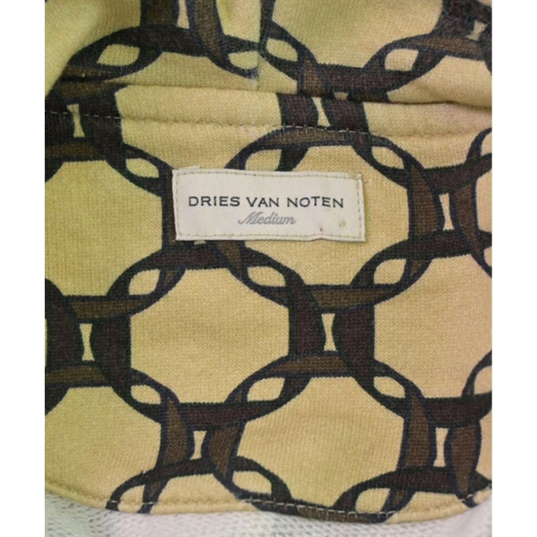 DRIES VAN NOTEN(ドリスヴァンノッテン)のDRIES VAN NOTEN パーカー M ベージュ系x茶(総柄) 【古着】【中古】 メンズのトップス(パーカー)の商品写真