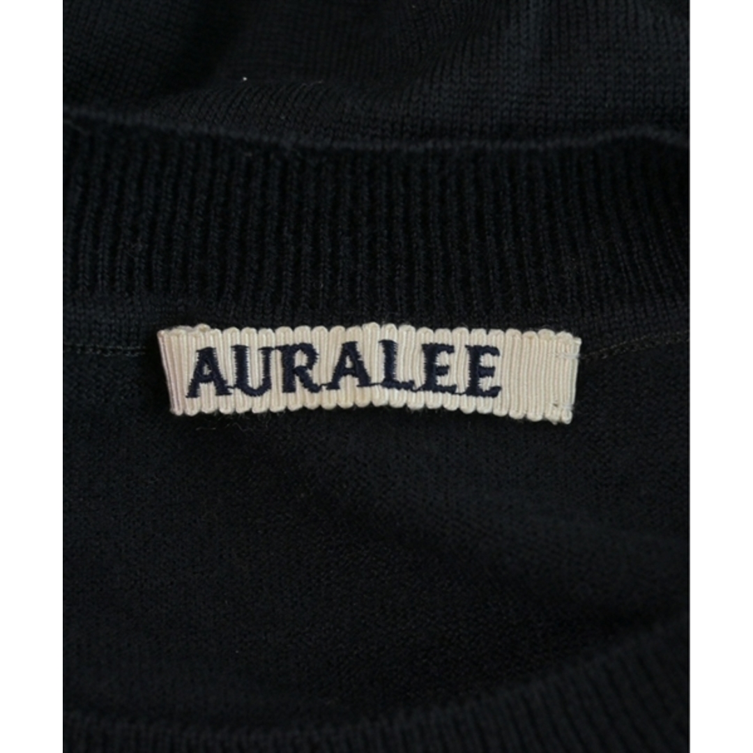 AURALEE(オーラリー)のAURALEE オーラリー ニット・セーター 5(L位) 黒 【古着】【中古】 メンズのトップス(ニット/セーター)の商品写真