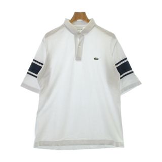 ラコステ(LACOSTE)のLACOSTE ラコステ ポロシャツ 5(XL位) 白 【古着】【中古】(ポロシャツ)