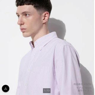 ユニクロ(UNIQLO)のユニクロ♡オックスフォードストライプシャツＸＬ(シャツ)