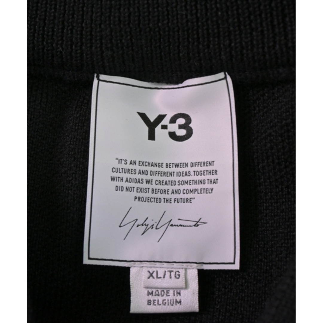 Y-3(ワイスリー)のY-3 ワイスリー カーディガン XL 黒 【古着】【中古】 メンズのトップス(カーディガン)の商品写真