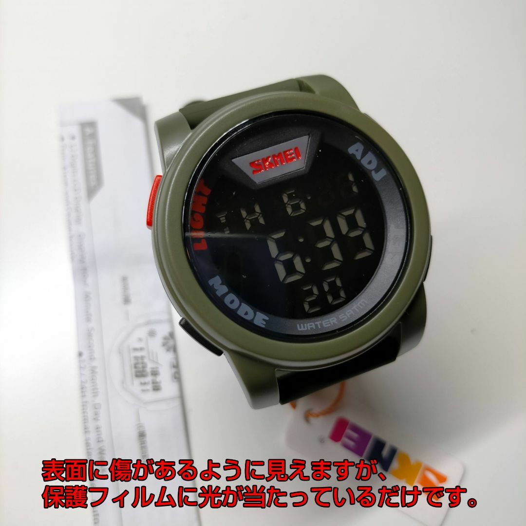 50m防水ダイバーズウォッチ デジタル腕時計スポーツ 登山ストップウォッチAG6 メンズの時計(腕時計(デジタル))の商品写真