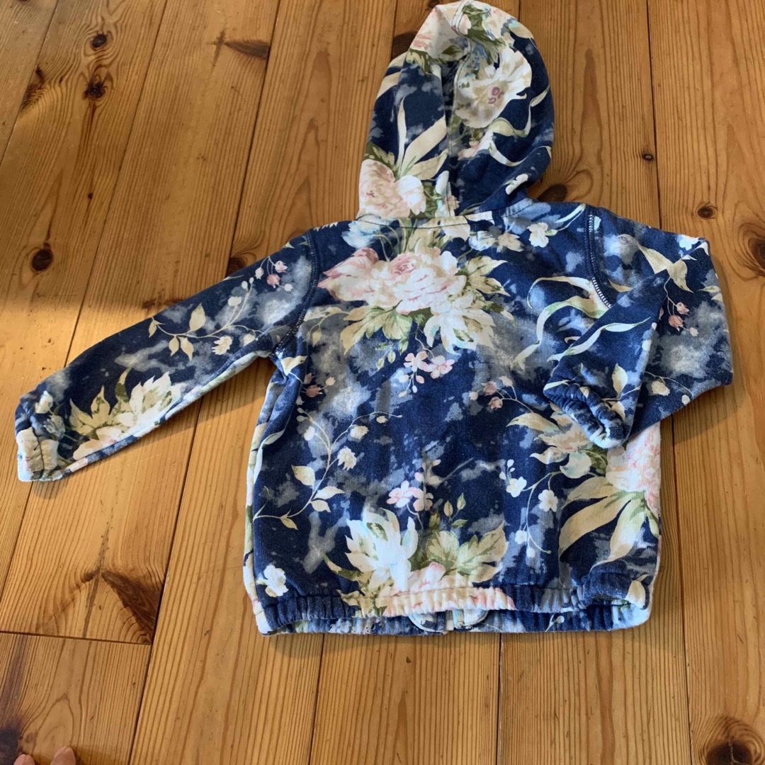 POLO RALPH LAUREN(ポロラルフローレン)のポロラルフローレン　12m パーカー　花柄 キッズ/ベビー/マタニティのベビー服(~85cm)(ジャケット/コート)の商品写真