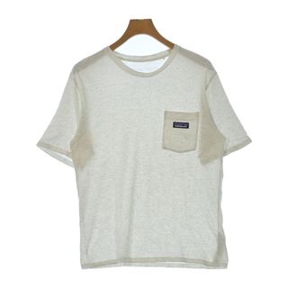 パタゴニア(patagonia)のpatagonia パタゴニア Tシャツ・カットソー XS 白系 【古着】【中古】(Tシャツ/カットソー(半袖/袖なし))