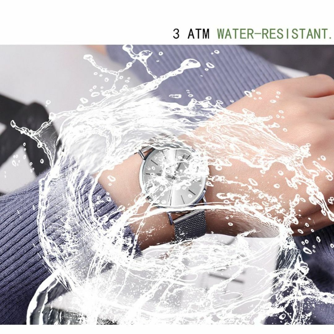 Hannah Martin社製 レディース腕時計 シルバー ステンレス7 レディースのファッション小物(腕時計)の商品写真