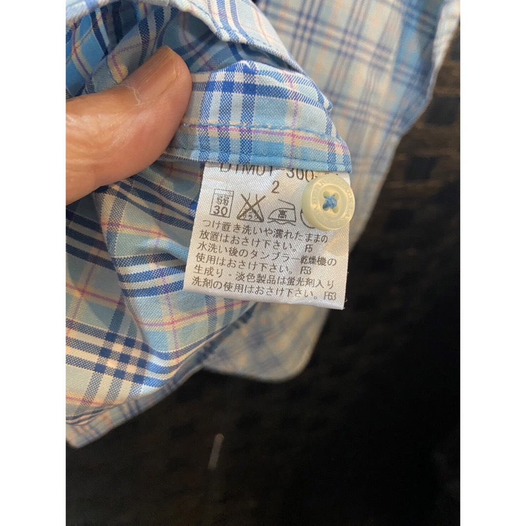 BURBERRY(バーバリー)のバーバリーシャツ サイズ2  長袖シャツ　ネルソンシャツ レディースのトップス(Tシャツ(長袖/七分))の商品写真