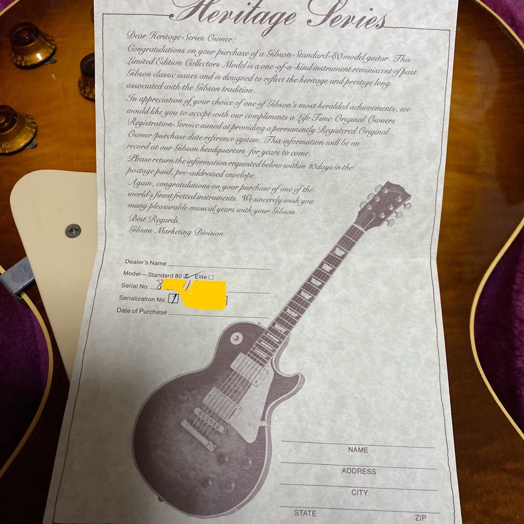 Gibson(ギブソン)のGibson Les Paul HERITAGE 80 STANDARD 楽器のギター(エレキギター)の商品写真