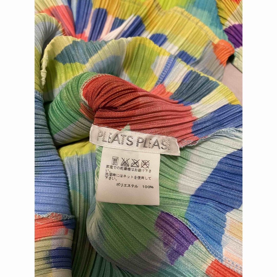 PLEATS PLEASE ISSEY MIYAKE(プリーツプリーズイッセイミヤケ)のpleats please 柄　チュニック　トップス レディースのトップス(シャツ/ブラウス(長袖/七分))の商品写真