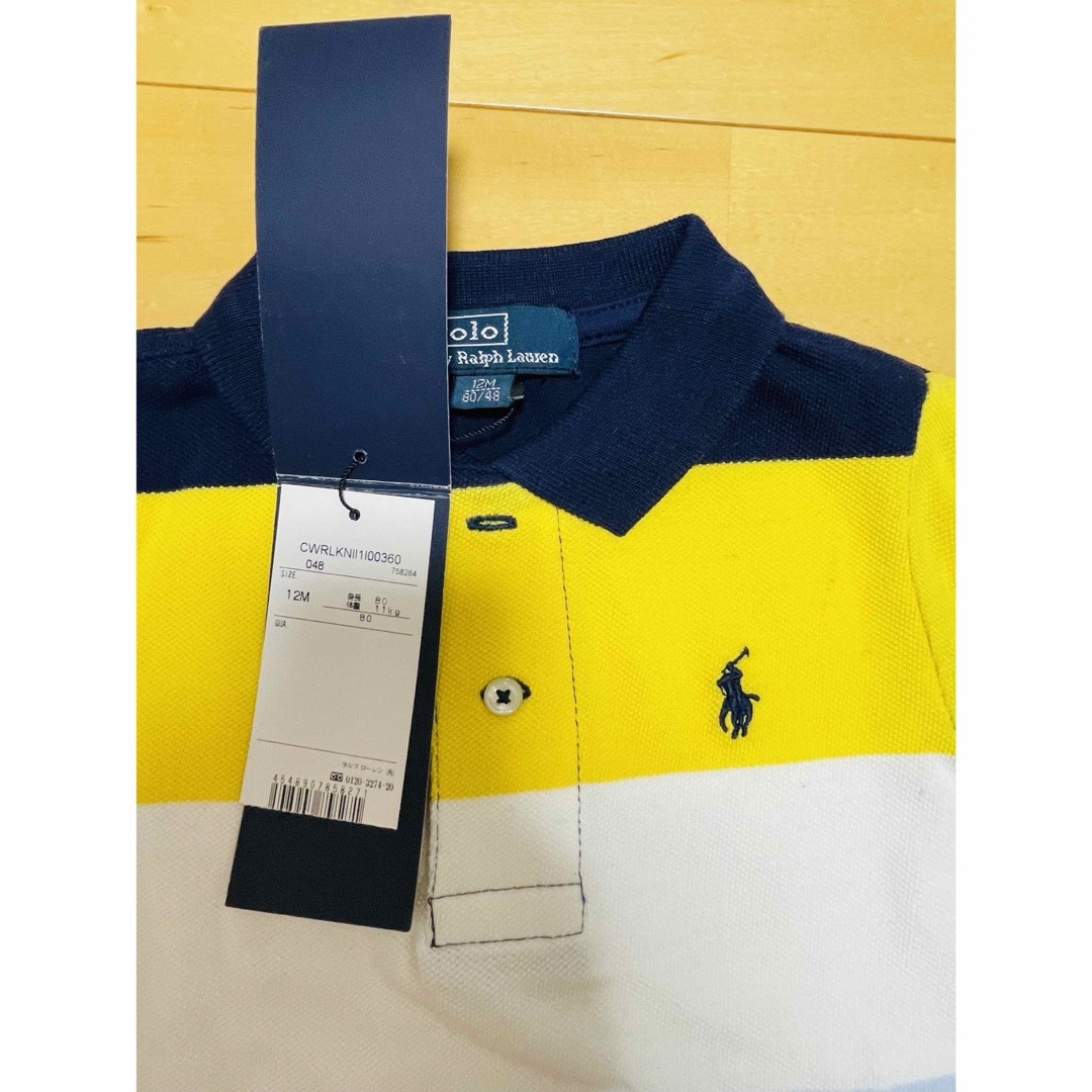 POLO RALPH LAUREN(ポロラルフローレン)のタグ付き☆12M 80cm ポロラルフローレン ポロシャツ キッズ/ベビー/マタニティのベビー服(~85cm)(シャツ/カットソー)の商品写真