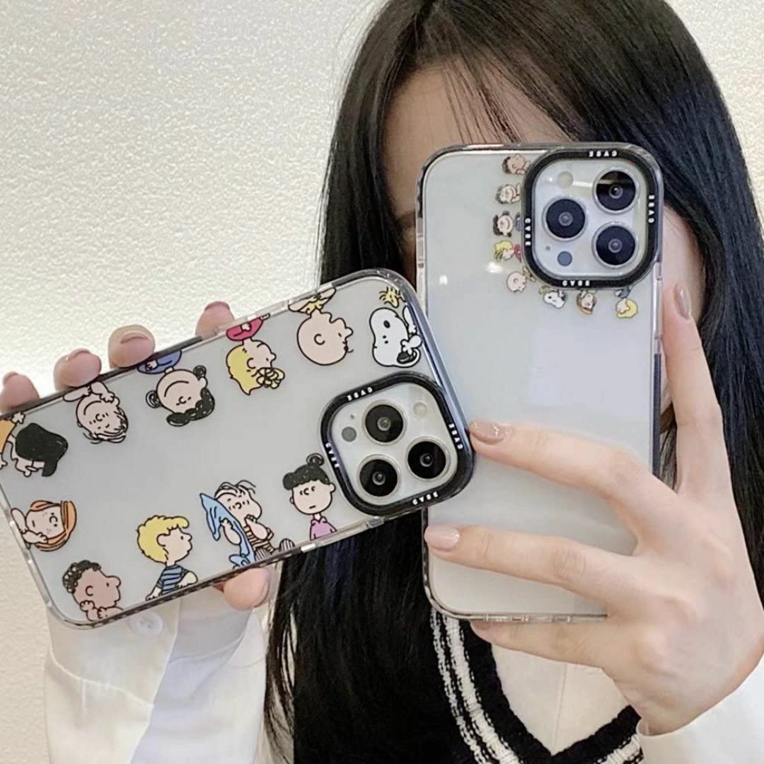 スヌーピー iPhone 14Pro 用 ケース Snoopy スマホケース i スマホ/家電/カメラのスマホアクセサリー(その他)の商品写真