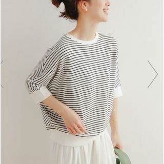 アーバンリサーチドアーズ(URBAN RESEARCH DOORS)の新品☆アーバンリサーチドアーズ　タックフライスワイドTシャツ(カットソー(長袖/七分))