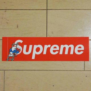 シュプリーム(Supreme)のSUPREME SMURFS BOX LOGO STICKER(その他)