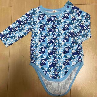 ベイプキッズ(BAPE KIDS)のベイプキッズ　ロンパース　80(ロンパース)