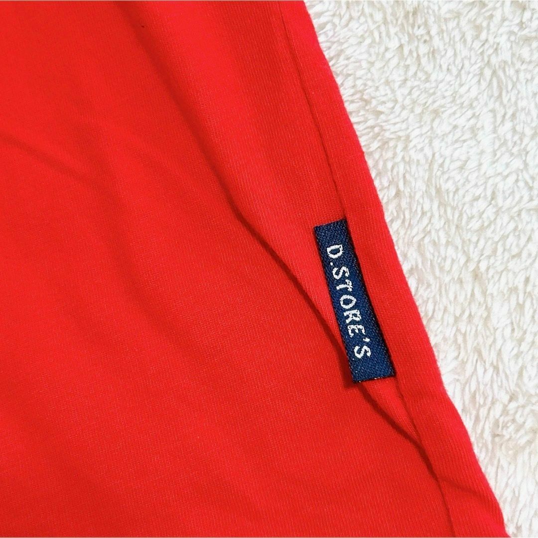 drug store's(ドラッグストアーズ)のドラッグストアーズ ブタロゴ 赤 レッド Tシャツ 大きいサイズ サイズ4 レディースのトップス(Tシャツ(半袖/袖なし))の商品写真
