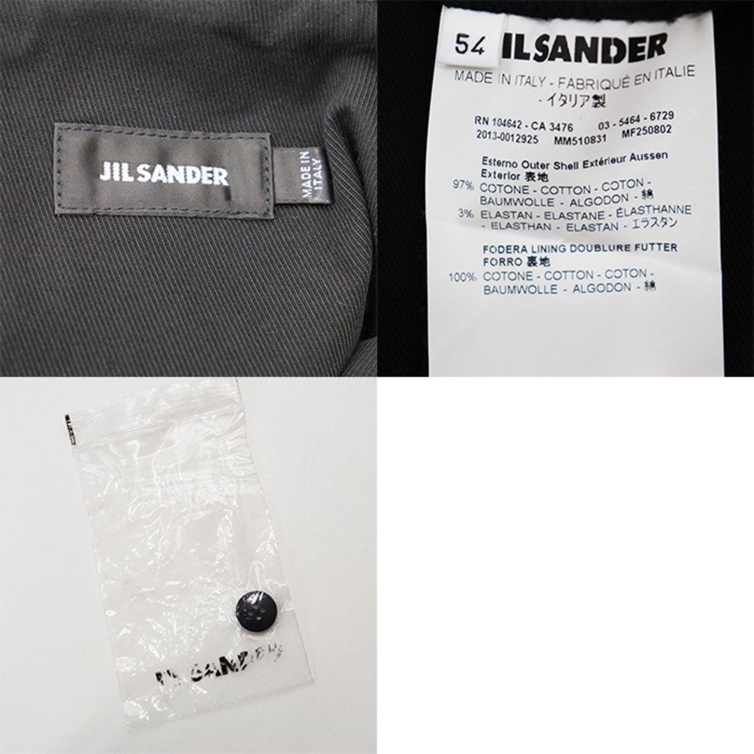 Jil Sander(ジルサンダー)の【美品】ジルサンダー ワイドショート クロップド パンツ メンズ サイズ 54 黒 ブラック JIL SANDER メンズのパンツ(ワークパンツ/カーゴパンツ)の商品写真