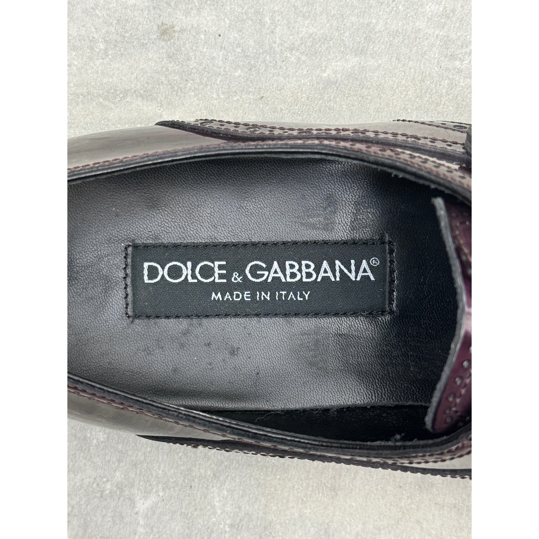 DOLCE&GABBANA(ドルチェアンドガッバーナ)のドルチェ&ガッバーナ エナメルシューズ パープル 7 Dolce&Gabbana メンズの靴/シューズ(ドレス/ビジネス)の商品写真