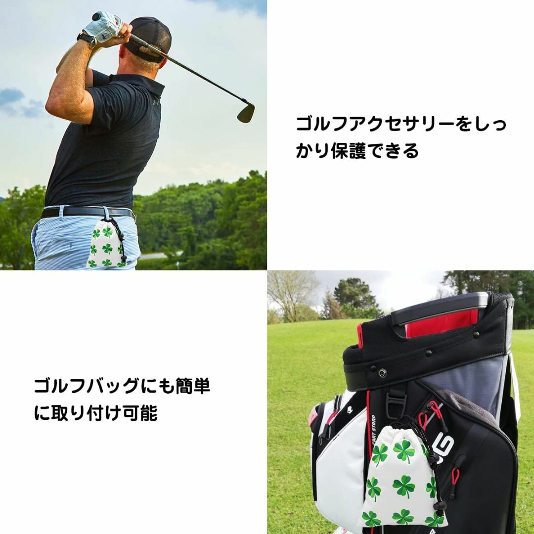 色:Greenゴルフポーチ ゴルフボール テニスボール収納用 可愛いBird その他のその他(その他)の商品写真
