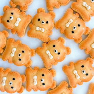 デコパーツ クッキー 30個 動物 アニマル フェイク商品 ハンドメイド (各種パーツ)