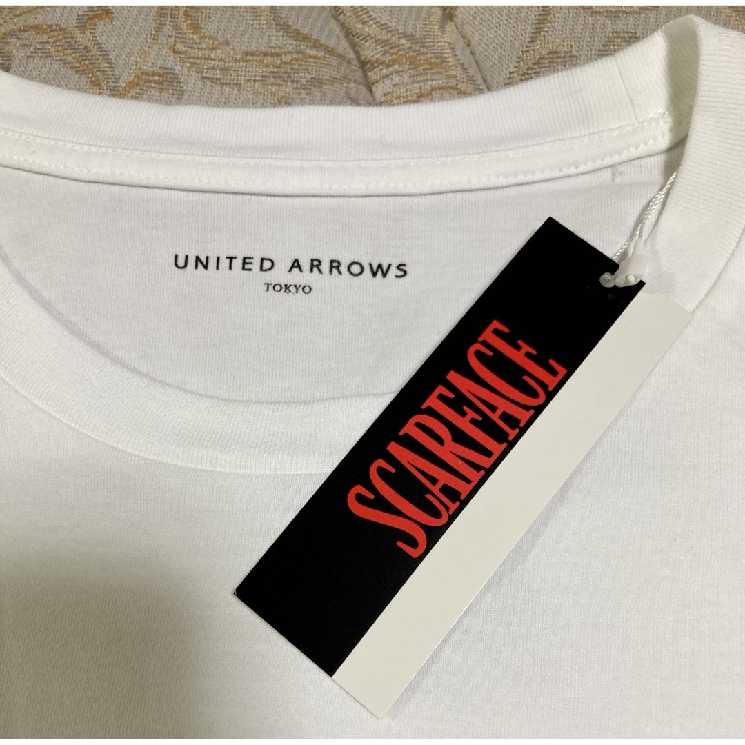 UNITED ARROWS(ユナイテッドアローズ)のUNITED ARROWS 【SCARFACE】　映画コラボT 新品未使用　XL メンズのトップス(Tシャツ/カットソー(半袖/袖なし))の商品写真