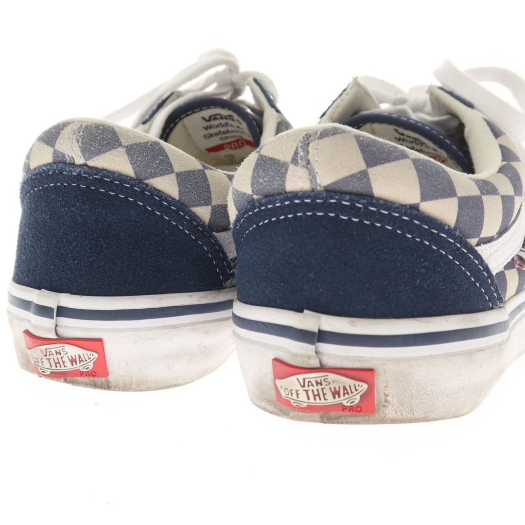 VANS(ヴァンズ)の【中古】バンズ VANS OLD SKOOL PRO スエード スニーカー ネイビーxアイボリー【サイズ27.5cm】【メンズ】 メンズの靴/シューズ(スニーカー)の商品写真