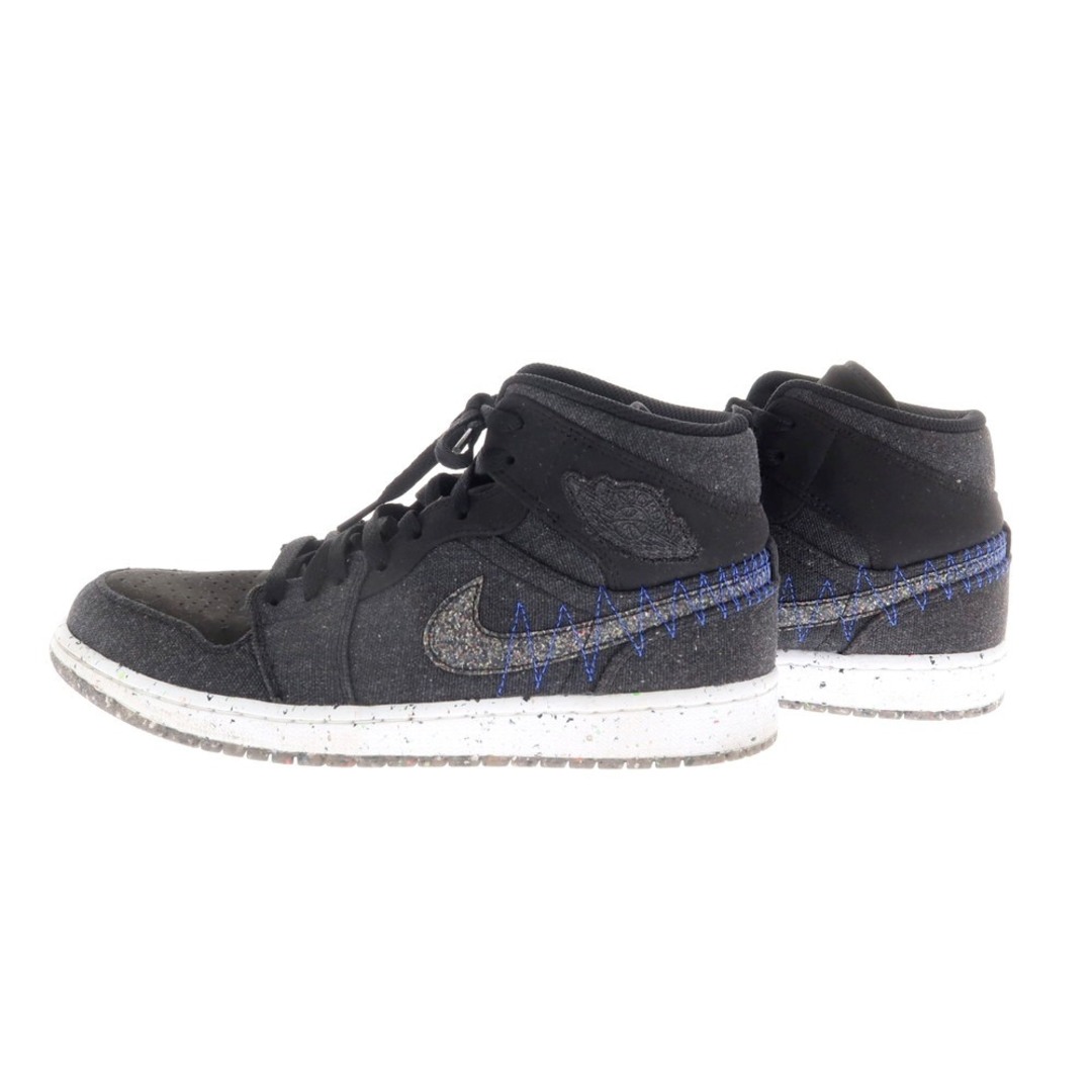 NIKE(ナイキ)の【中古】ナイキ NIKE AIR JORDAN 1 MID SE ジョーダン1 スニーカー ブラック系【サイズ28cm】【メンズ】 メンズの靴/シューズ(スニーカー)の商品写真