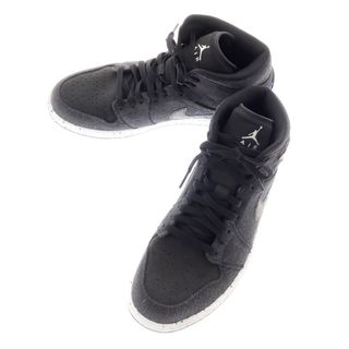 ナイキ(NIKE)の【中古】ナイキ NIKE AIR JORDAN 1 MID SE ジョーダン1 スニーカー ブラック系【サイズ28cm】【メンズ】(スニーカー)