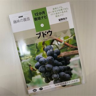 趣味の園芸　ぶどう　12か月　栽培ナビ