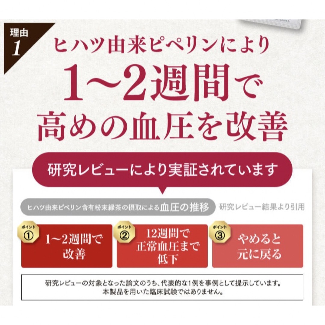 大正製薬(タイショウセイヤク)の【未開封】血圧が高めの方のタブレット(粒タイプ) 　30粒　30日分　大正製薬　 食品/飲料/酒の健康食品(その他)の商品写真