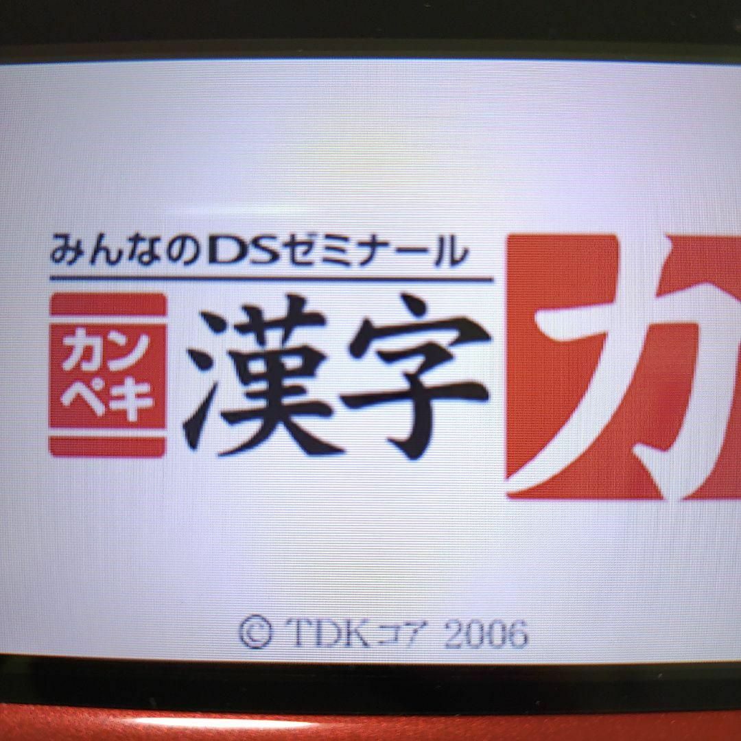 ニンテンドーDS(ニンテンドーDS)のカンペキ漢字力 みんなのDSゼミナール エンタメ/ホビーのゲームソフト/ゲーム機本体(携帯用ゲームソフト)の商品写真