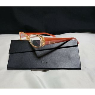 ◆Dior ディオール◆ロゴ付き 眼鏡 メガネ 度入り