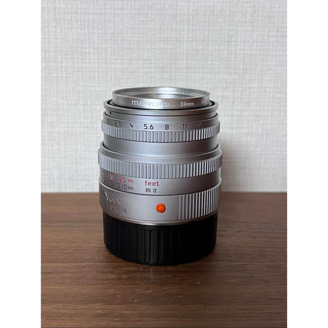 Leica summicron 50mm 4thシルバー　Mマウント スマホ/家電/カメラのカメラ(レンズ(単焦点))の商品写真