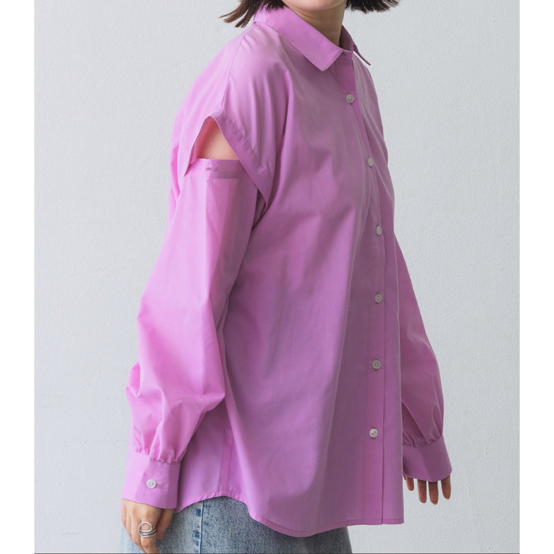 RETRO GIRL(レトロガール)のRETRO GIRL 2wayアソートSH ピンク レディースのトップス(シャツ/ブラウス(長袖/七分))の商品写真